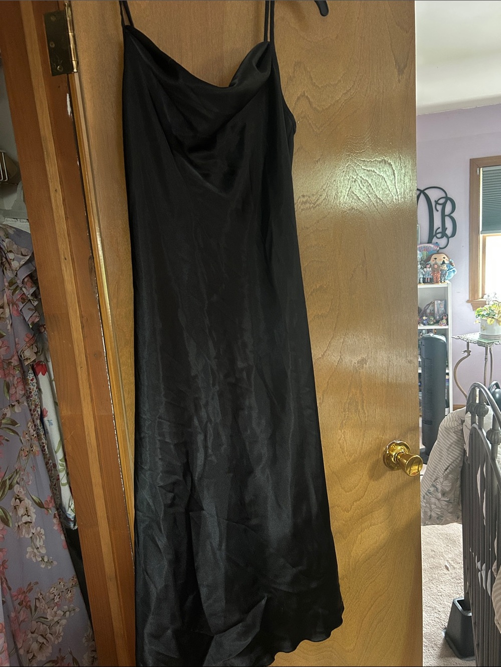 Bebe Satin Dress - Women's Elegant Midi